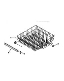 Upper rack and track