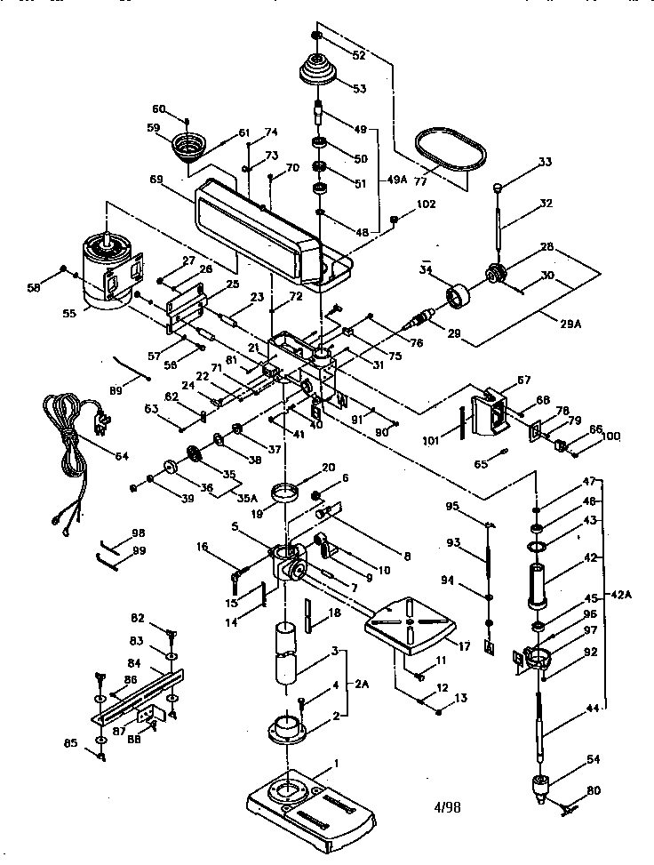 10" DRILL PRESS