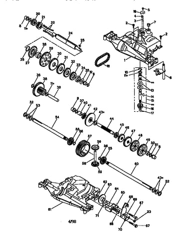 Dana transaxle 4360-120