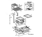 Kenmore 36377577791 shelf parts diagram