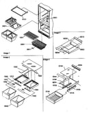 Shelving assemblies