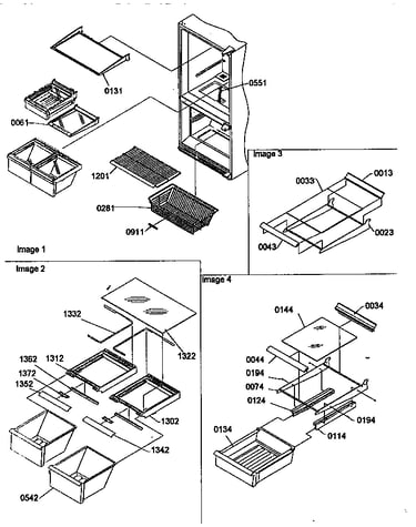 Shelving assemblies
