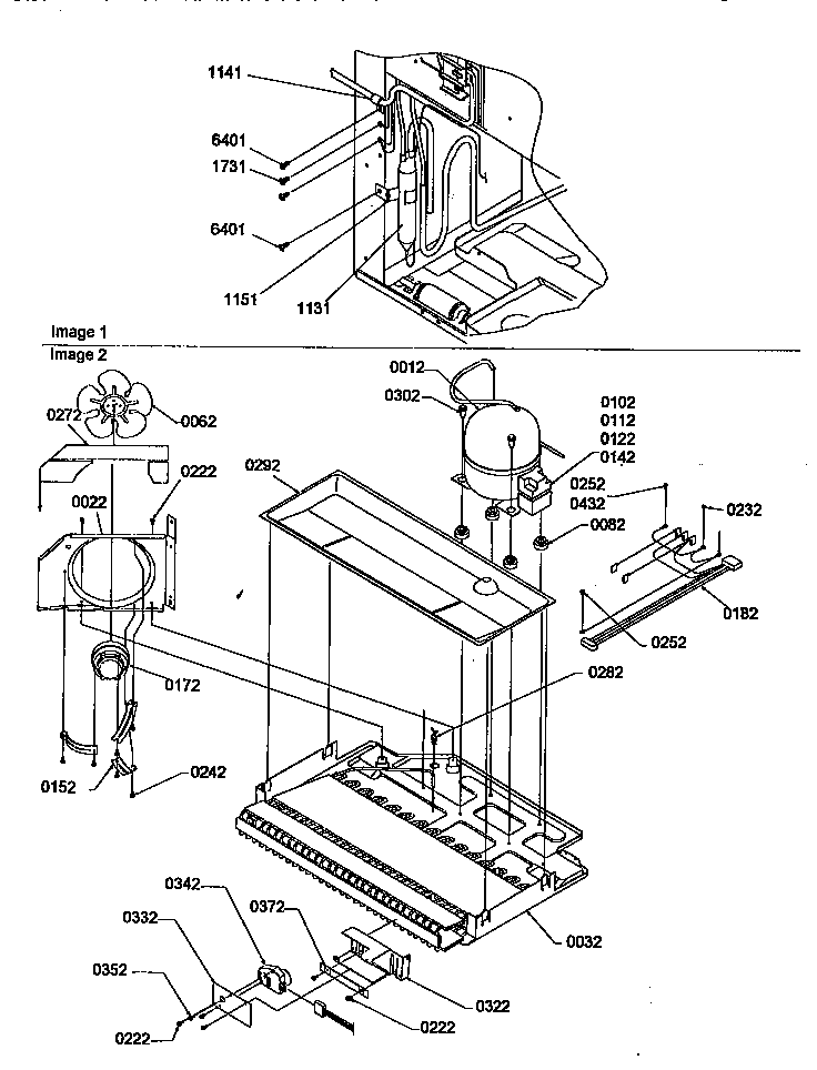 Machine compartment assy