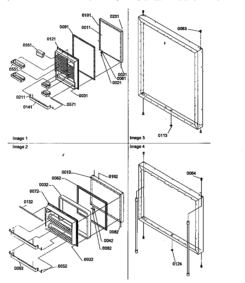 Door assemblies