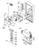 Evaporator and freezer control assembly