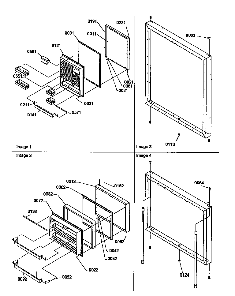 Door assemblies