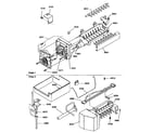 Kenmore 59668147791 ice maker assembly and parts diagram