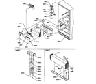 Kenmore 59668142791 evaporator and freezer control assembly diagram