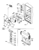 Evaporator and freezer control assembly