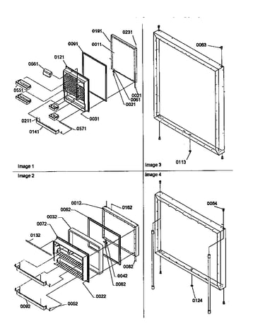 Door assemblies