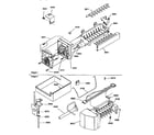 Kenmore 59668142791 ice maker assembly and parts diagram