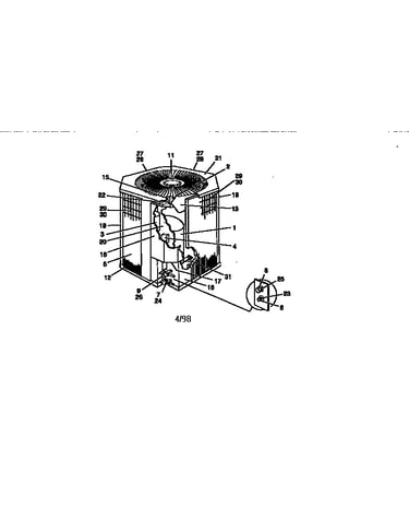 Split-system, cooling, outdoor section