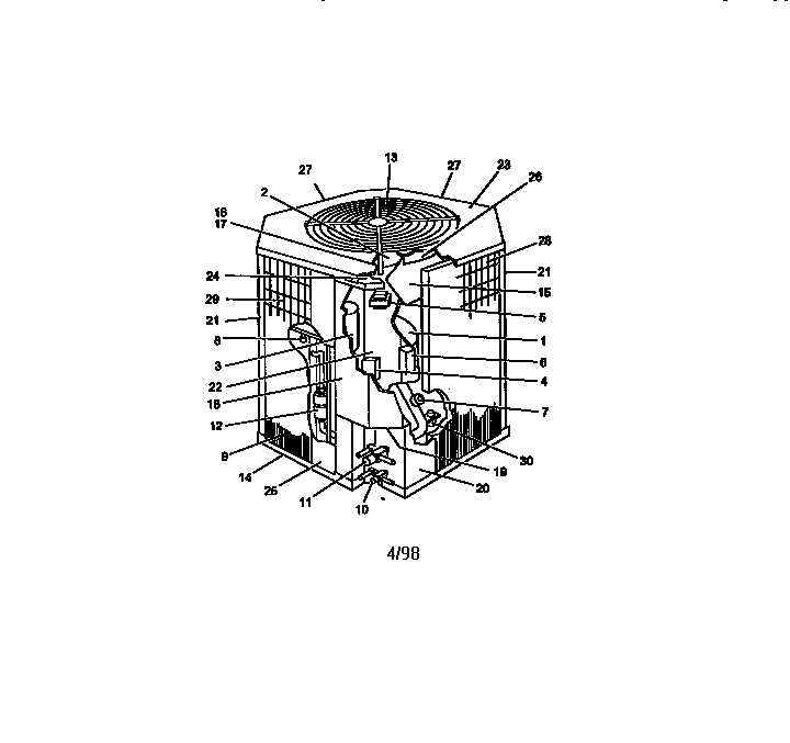 Split-system, cooling, outdoor