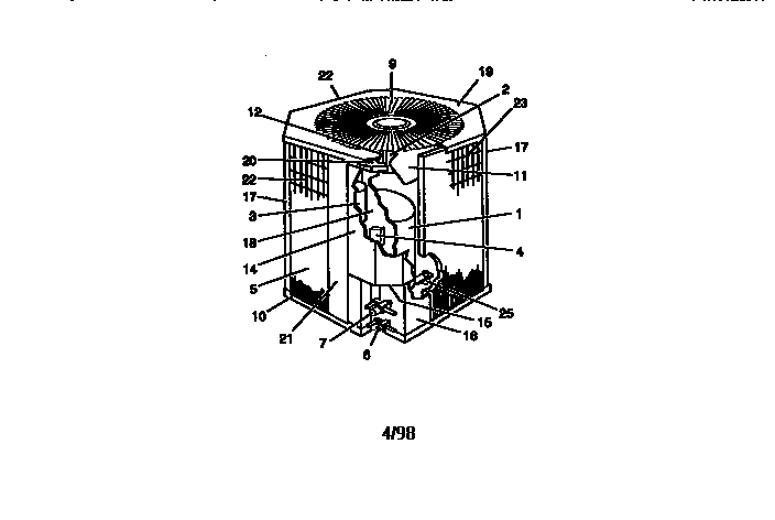 Split-system, cooling, outdoor section