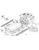 Motor and walking belt assembly