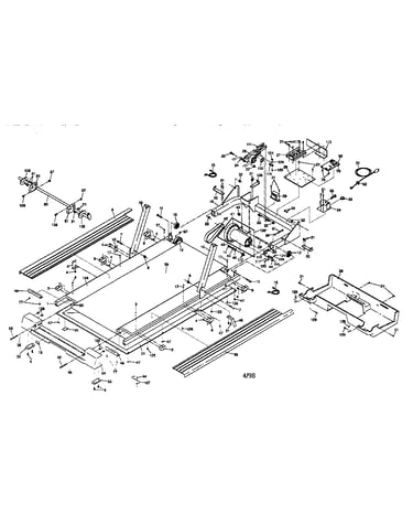 Walking belt assembly