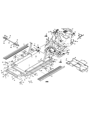 Walking belt assembly