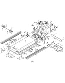 Motor and walking belt assembly