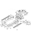 Motor and walking belt assembly