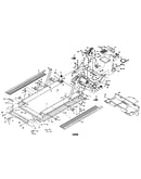 Motor and walking belt assembly