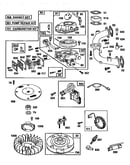 Flywheel assembly and carburetor assembly