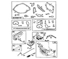 Briggs & Stratton 128802-0840-01 bracket assembly and gasket set diagram