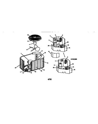 Air conditioning outdoor unit