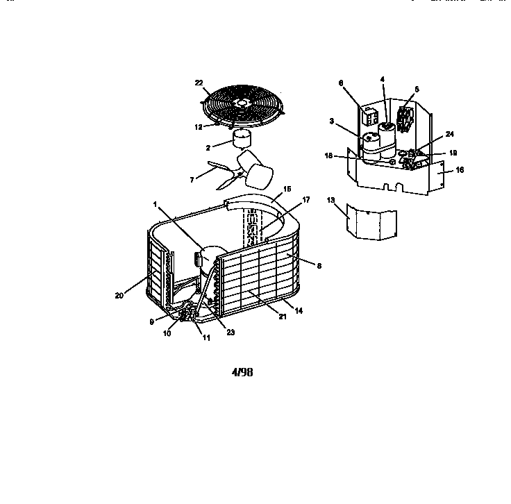 Air conditioning outdoor unit