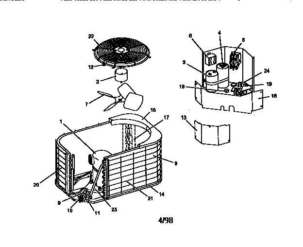 Air conditioning outdoor unit