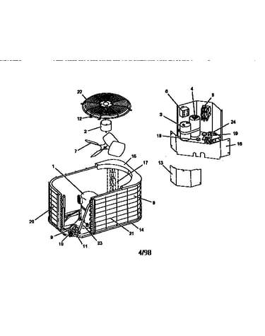 Air conditioning outdoor unit