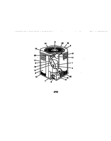 Split-system, cooling, outdoor, section