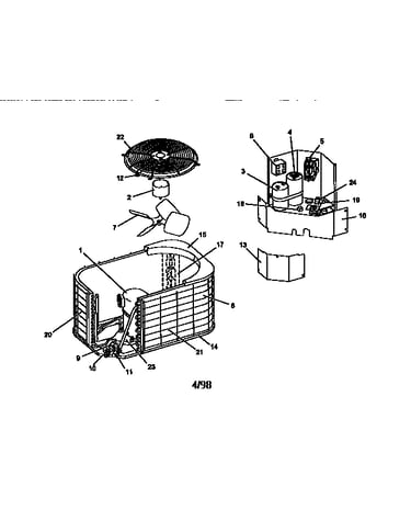 Air conditioning outdoor unit