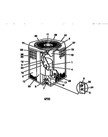 Split-system, cooling, outdoor