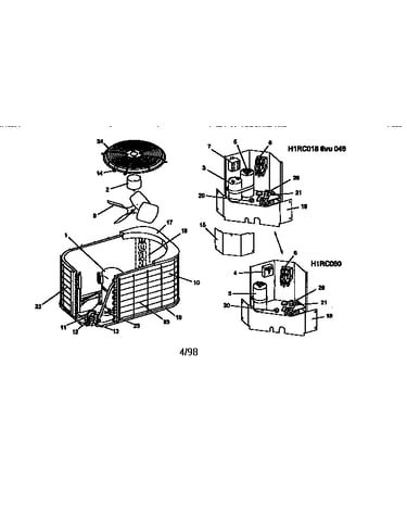 Air conditioning outdoor unit