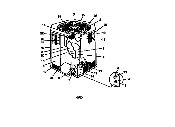 Split-system, cooling, outdoor