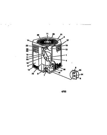 Split-system, cooling, outdoor