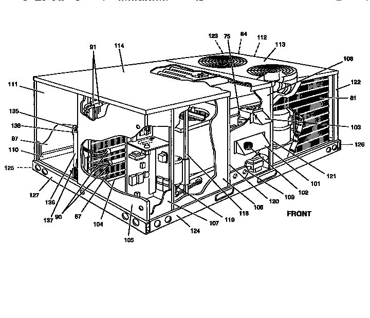 Single package gas/electric unit