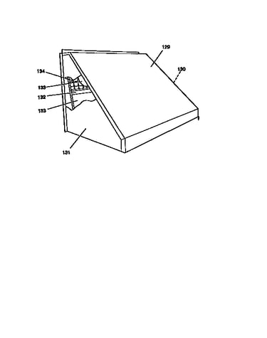 Relief/fixed air damper hood assembly (item 128)