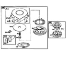 Briggs & Stratton 19E400 TO 19E499 (0135) rewind starter diagram