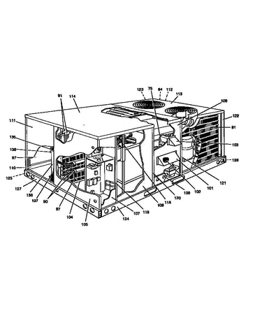Single package gas/electric unit