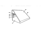 York D3CG120N16546 relief/fixed air damped hood asy diagram