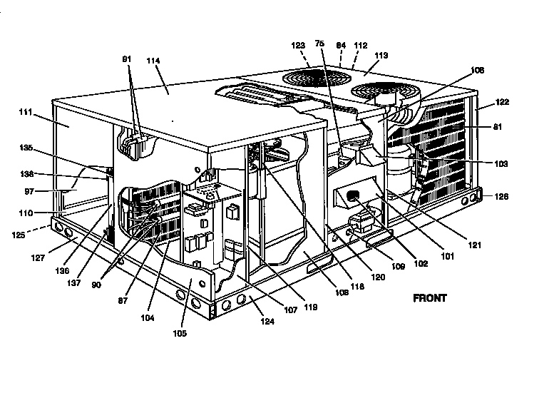 Single package gas/electric unit