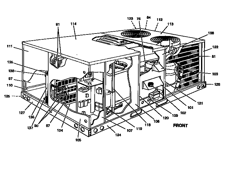 Single package gas/electric unit