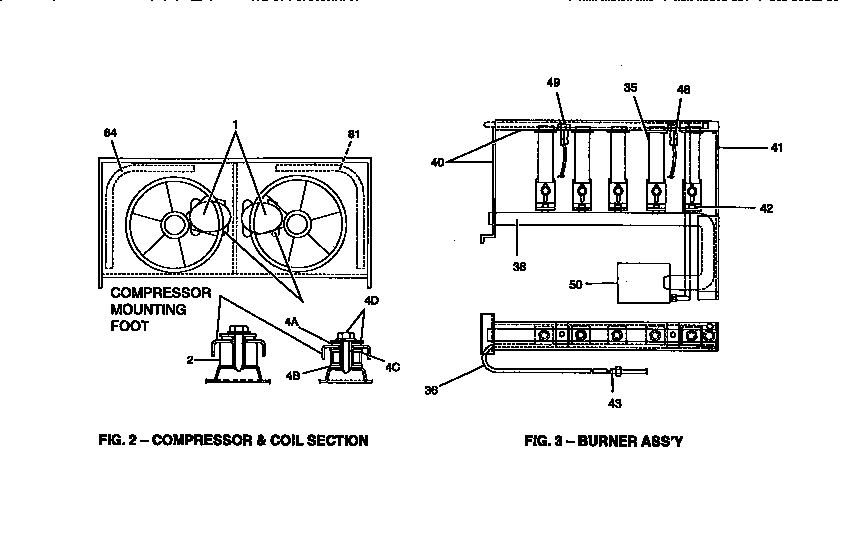 COMPRESSOR/COIL SECTION/BURNER ASSY