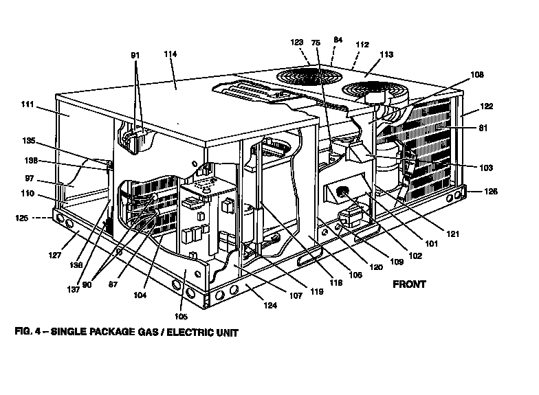 SINGLE PACKAGE GAS/ELECTRIC UNIT