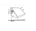 York D3CG090N16558 relief/fixed air damper hood assembly diagram