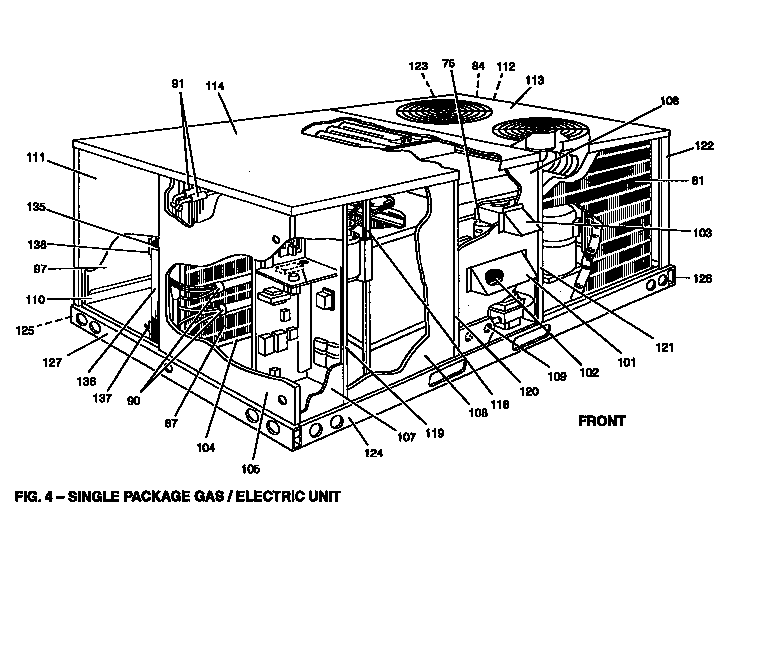 Single package unit