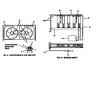 York D3CG120N16525MA compressor and burner assembly diagram