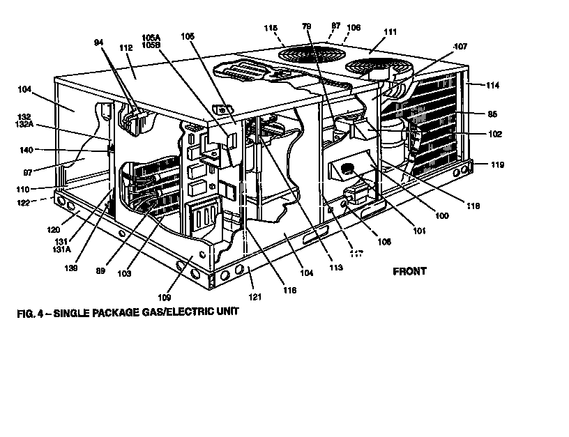 Single package unit