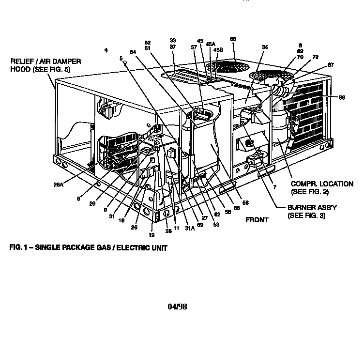 Single package unit